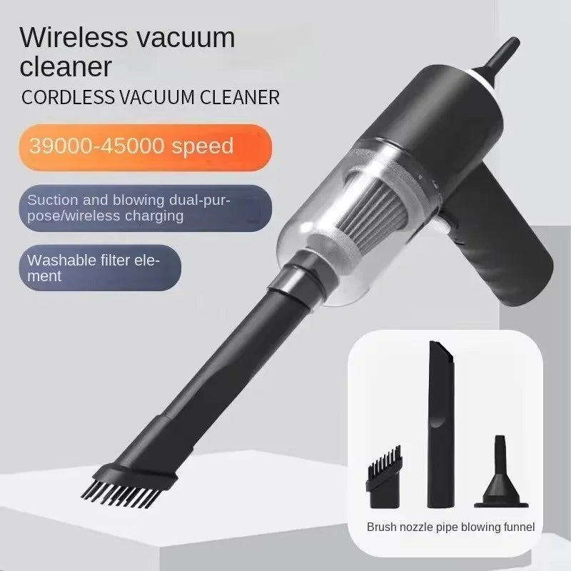 Aspirador de Mano Inalámbrico 5 en 1 – 15.000 Pa, Recargable USB-C