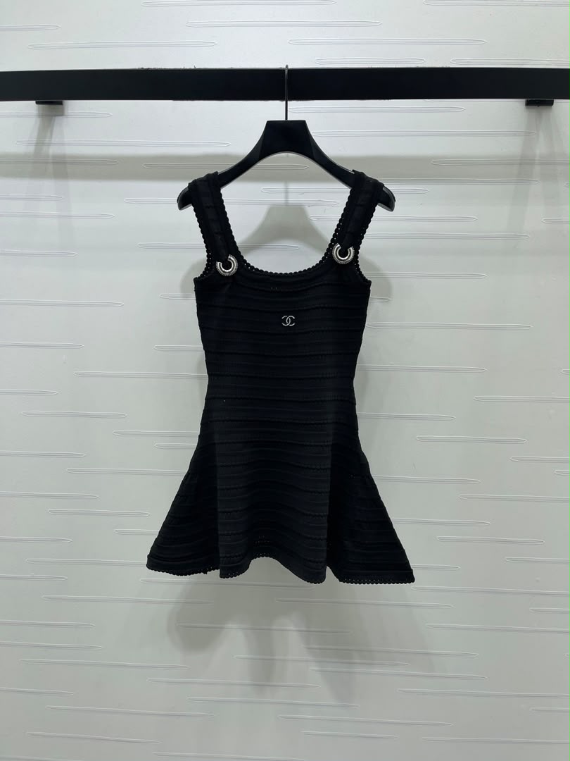 Midnight Elegance Knit Dress